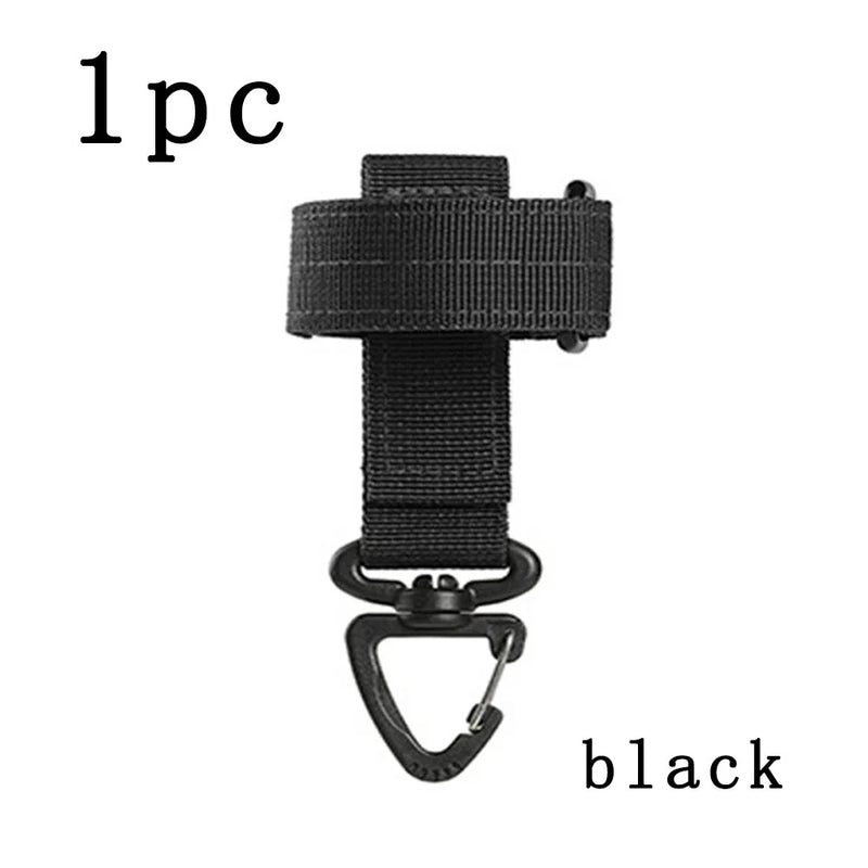 1/2Pcs Tactical Glove Buckle Hook, Military Gear Hanger For Camping, Hiking And Climbing for holding gloves on a backpack or belt