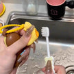 Banana Toothbrush Travel Case With Protective Cap, Toothpaste Box, Reusable ABS made from lightweight durable plastic