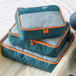 7-Piece Travel Packing Cubes Set, Waterproof PVC Luggage Organizer Bags For Clothes And Shoes used to separate clothing, shoes, and accessories