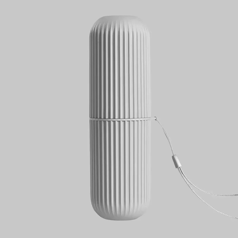 Portable Toothbrush And Toothpaste Holder Case, Travel Bathroom Organizer, Food-Grade PP
