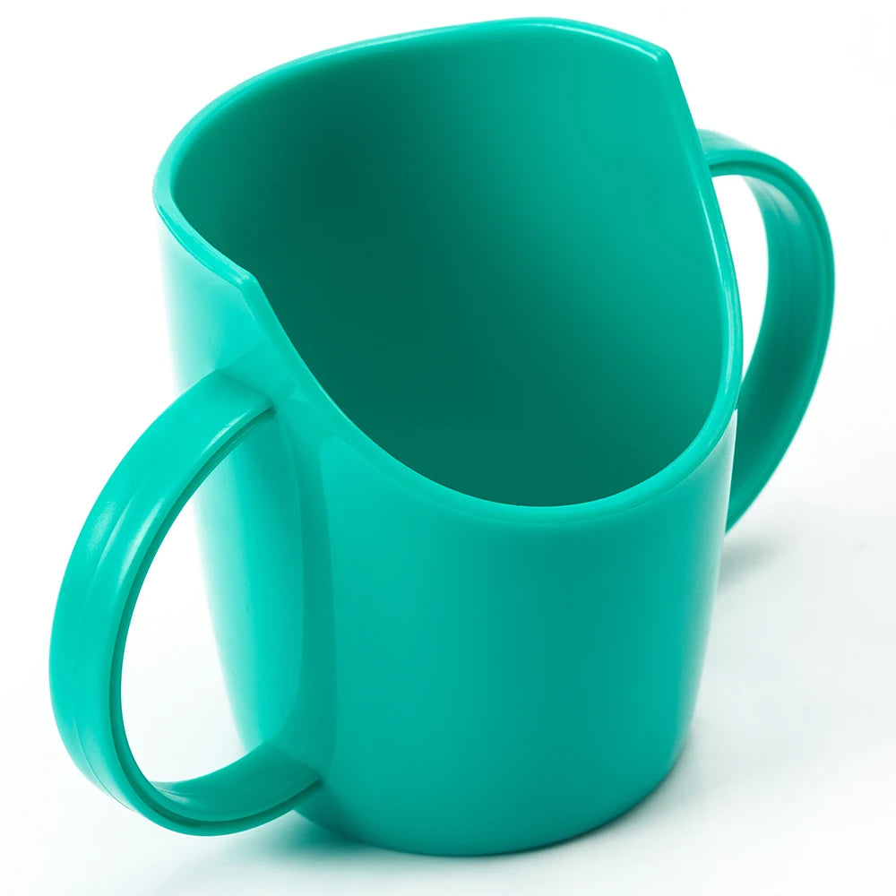 Baby Slanted Mouth Training Cup, 80ml PP Water And Milk Cup With Handles, Anti-Choking Design