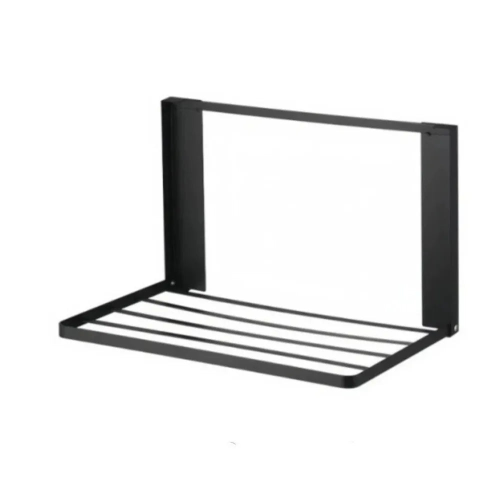 Magnetic Folding Storage Rack For Washing Machine, No-Drill Side Shelf, Heavy-Duty Iron