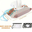 Reusable Baby Wipe Case, Travel Tissue Holder, Wet Wipes Storage Pouch, EVA Mask Bag for organizing tissues, wipes, and masks