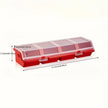 1Pc/2Pcs Multi-Compartment Plastic Organizer Box For Screws, Jewelry, Beads And Small Parts