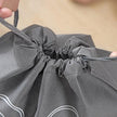 10-Pack Foldable Non-Woven Shoe Storage Bags With Transparent Pockets, Travel Organizers for storing sneakers, sandals, flats, and other footwear