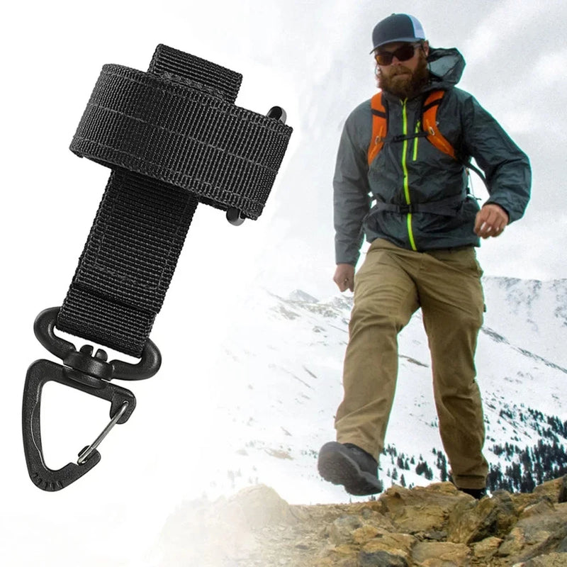 1/2Pcs Tactical Glove Buckle Hook, Military Gear Hanger For Camping, Hiking And Climbing outdoor accessory for camping and hiking gear organization