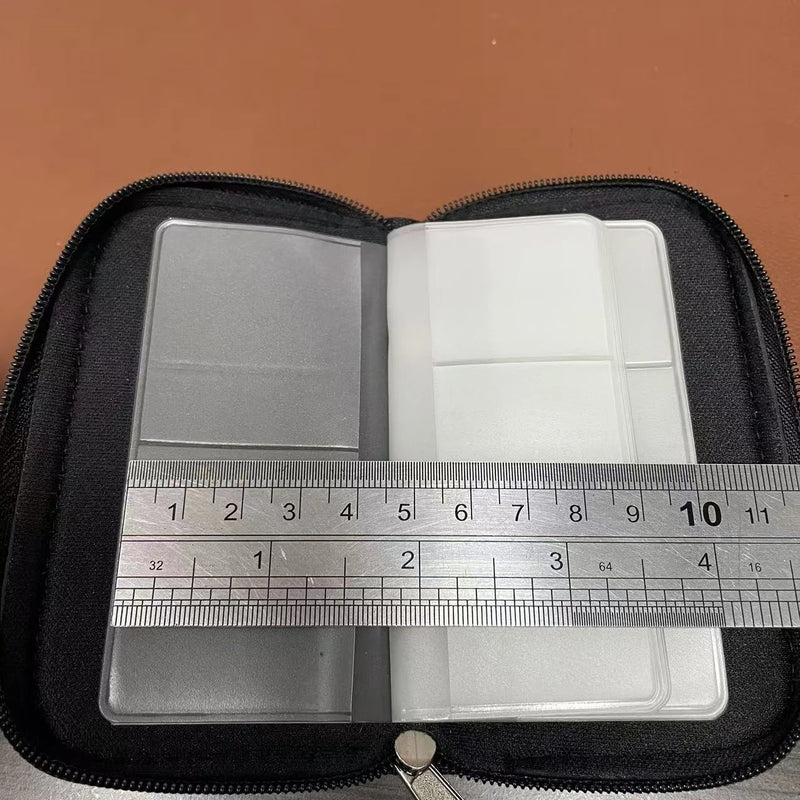 22-Slot Memory Card Storage Case, Portable Organizer For SD, CF, Micro SD And More holding multiple memory cards