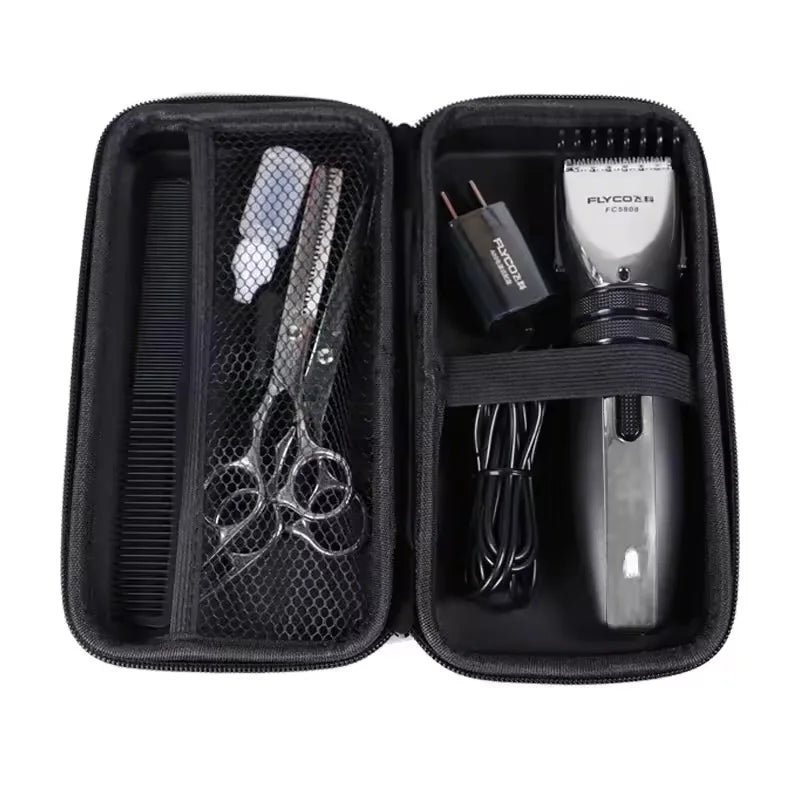 EVA Hair Dryer Travel Case, Shockproof Waterproof Electronics Organizer With Double Zipper for hair dryers and small electronics