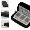 22-Slot Memory Card Storage Case, Portable Organizer For SD, CF, Micro SD And More showing compact portable storage