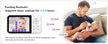 3.2-Inch Video Baby Monitor With Camera, Night Vision, 2-Way Audio, Temp, 2X Zoom & Lullabies featuring clear color video and infrared night vision