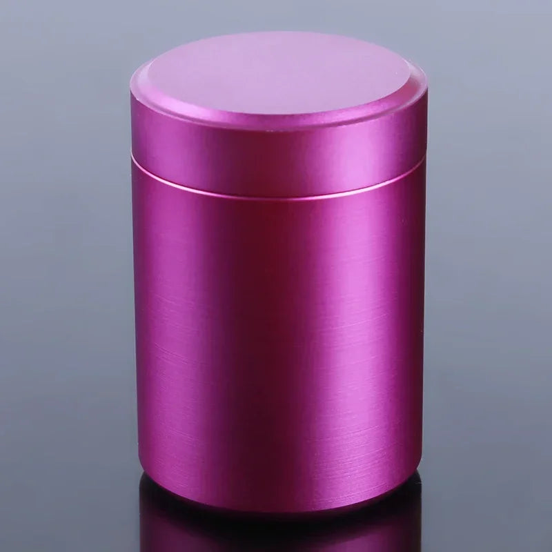 Mini Stainless Steel Airtight Storage Tin, Portable Travel Jar For Nuts Candy Tea, 4.5cm x 7cm for snacks and dry foods