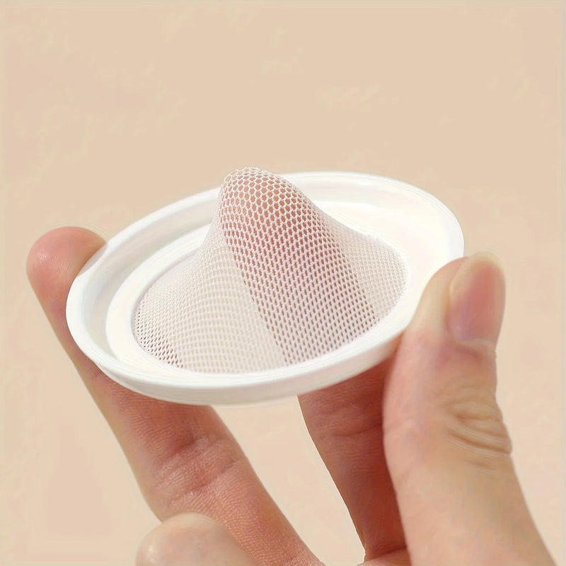 5g Ultra-Thin Loose Powder Compact With Mirror, Leak-Proof Travel Makeup Container With Elastic Net for handbags, makeup bags, and travel