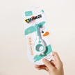 Baby Toothbrush For Infants And Toddlers 0-3, Small Head, Cartoon Handle, Suction Cup Base featuring a playful cartoon handle