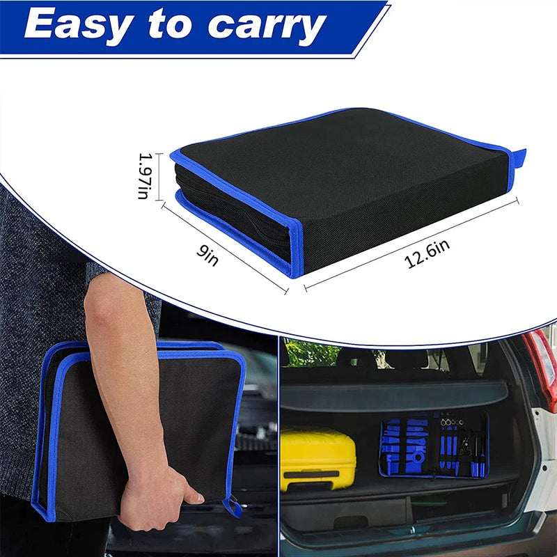 5/11/19Pcs Car Trim Removal Tool Set With Clip Pliers, Fastener Remover, Stereo Tools Kit with plastic panel pry tools and fastener removers