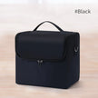 4-Tier Makeup Train Case, Portable Cosmetic Organizer, Adjustable Nail Storage Travel Bag made with durable nylon and Oxford fabric for travel