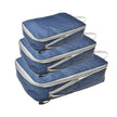 Foldable Compression Packing Cubes, Waterproof Oxford Travel Bags With Handles, Luggage Organizer for neatly sorting clothes inside a suitcase