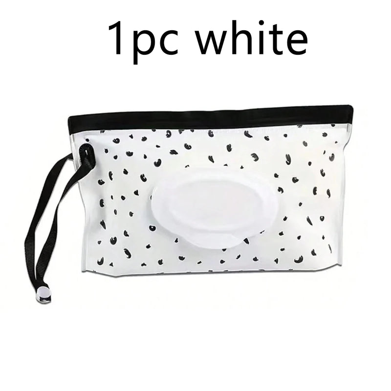 Reusable Baby Wipe Case, Travel Tissue Holder, Wet Wipes Storage Pouch, EVA Mask Bag for organizing tissues, baby wipes, and face masks on the go