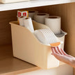 1/3pcs Multi-Functional Curved Storage Baskets, Space-Saving Plastic Organizer Boxes For Home for kitchen, bathroom, or office organization