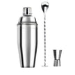 6/7/10-Piece Stainless Steel Cocktail Shaker Set, 304 Bartending Tools With Storage Bag with convenient storage bag for organized bar tools