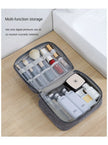 Travel Electronics Organizer Bag, Multi-Layer Oxford Cable, Charger And Tech Accessory Case made from durable Oxford fabric
