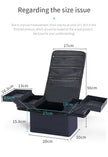 4-Tier Makeup Train Case, Portable Cosmetic Organizer, Adjustable Nail Storage Travel Bag for makeup, nail supplies, and salon accessories