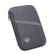 RFID Blocking Passport Holder Travel Wallet, Nylon Document Organizer For Men And Women for secure, organized travel