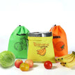 1pc Insulated Aluminum Film Produce Storage Bag, Foldable Drawstring Refrigerator Organizer for fruits and vegetables