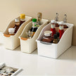 1/3pcs Multi-Functional Curved Storage Baskets, Space-Saving Plastic Organizer Boxes For Home for neat shelf and cabinet storage