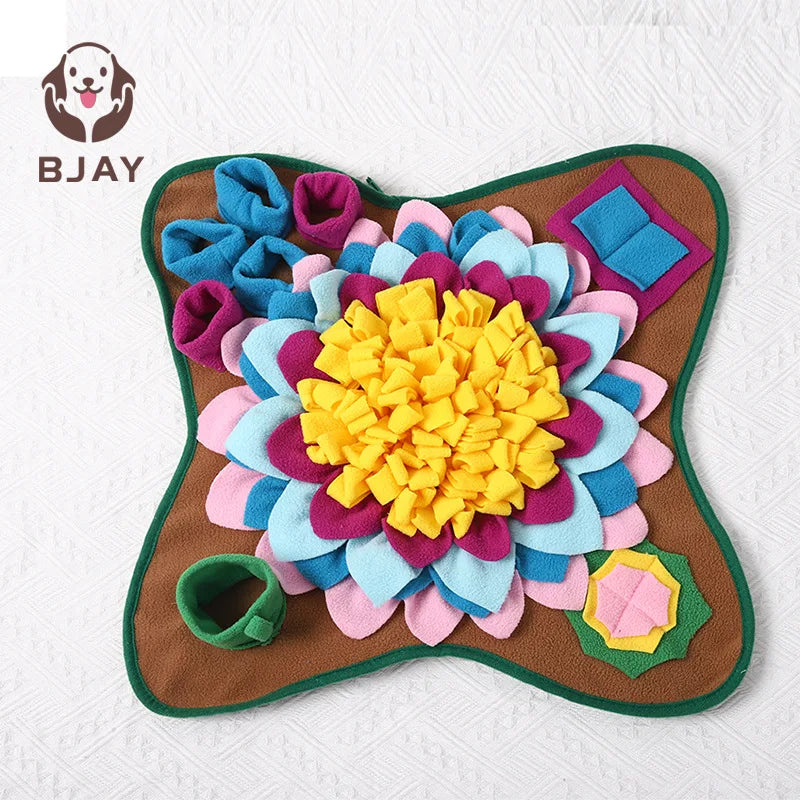 Interactive Snuffle Mat For Dogs, Nosework Puzzle Toy With Foraging And Boredom Relief for indoor sniffing and foraging games