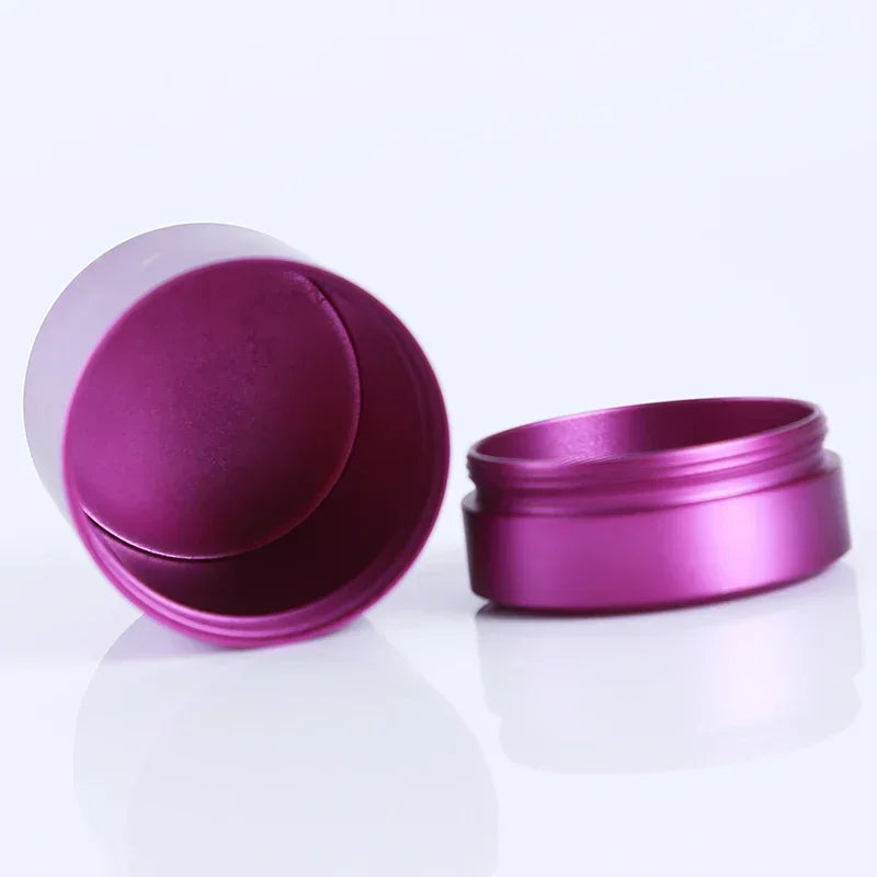 Mini Stainless Steel Airtight Storage Tin, Portable Travel Jar For Nuts Candy Tea, 4.5cm x 7cm compact metal container