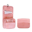 Waterproof Hanging Travel Makeup Bag, Foldable Toiletry Organizer With Hook with spacious compartments for travel essentials