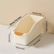 1/3pcs Multi-Functional Curved Storage Baskets, Space-Saving Plastic Organizer Boxes For Home for organizing kitchen, bathroom, and household essentials
