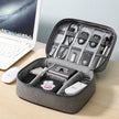 Travel Electronics Organizer Bag, Multi-Layer Oxford Cable, Charger And Tech Accessory Case with multiple compartments for tech accessories