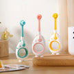 Baby Toothbrush For Infants And Toddlers 0-3, Small Head, Cartoon Handle, Suction Cup Base shown as a compact first toothbrush for gentle daily brushing