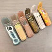 Mini Portable Storage Box, Travel Toothpick Holder With Compartments For Pills, Floss & Jewelry used as a compact travel organizer
