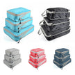 Foldable Compression Packing Cubes, Waterproof Oxford Travel Bags With Handles, Luggage Organizer with convenient carry handles