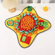Interactive Snuffle Mat For Dogs, Nosework Puzzle Toy With Foraging And Boredom Relief made with soft shaker fleece folds