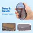 Portable Black Bamboo Soap Dish With Cover, Double-Layer Travel Holder For Shower for bathroom and travel use
