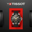 Tissot Seastar 2000 Professional Powermatic 80 Automatic Diver Watch 600m Black Rubber strap and dive watch design