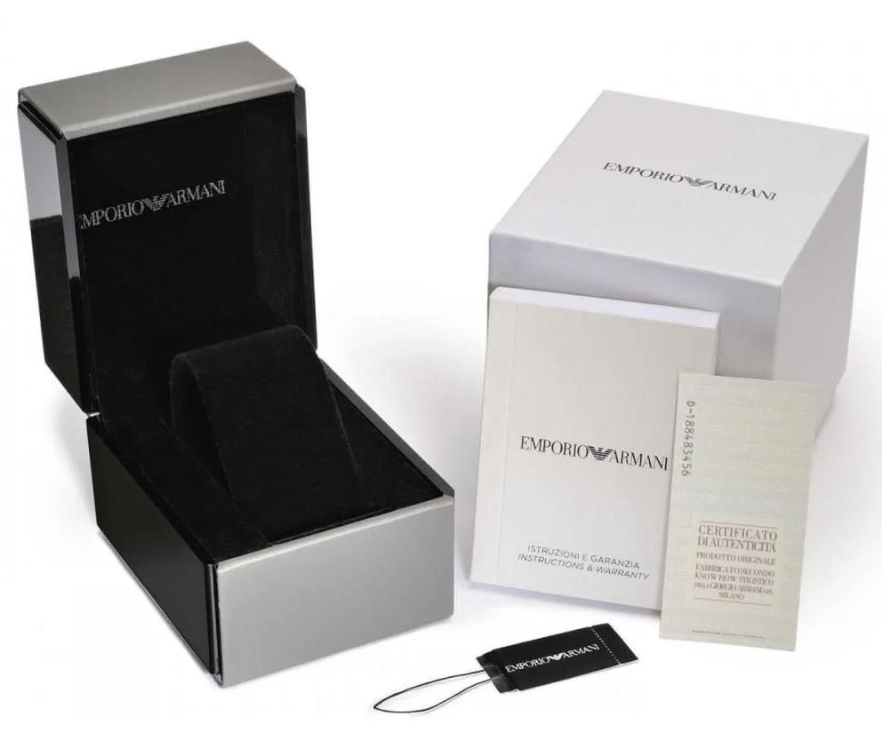 Emporio Armani AR0498 Women’s White Designer Watch, Elegant Ladies’ Wristwatch