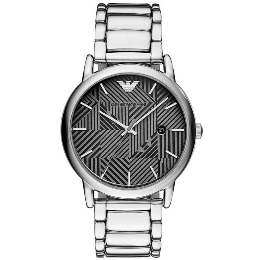 Emporio Armani AR11134 Men's Stainless Steel Quartz Date Watch, 43mm, 50M Water Resistant