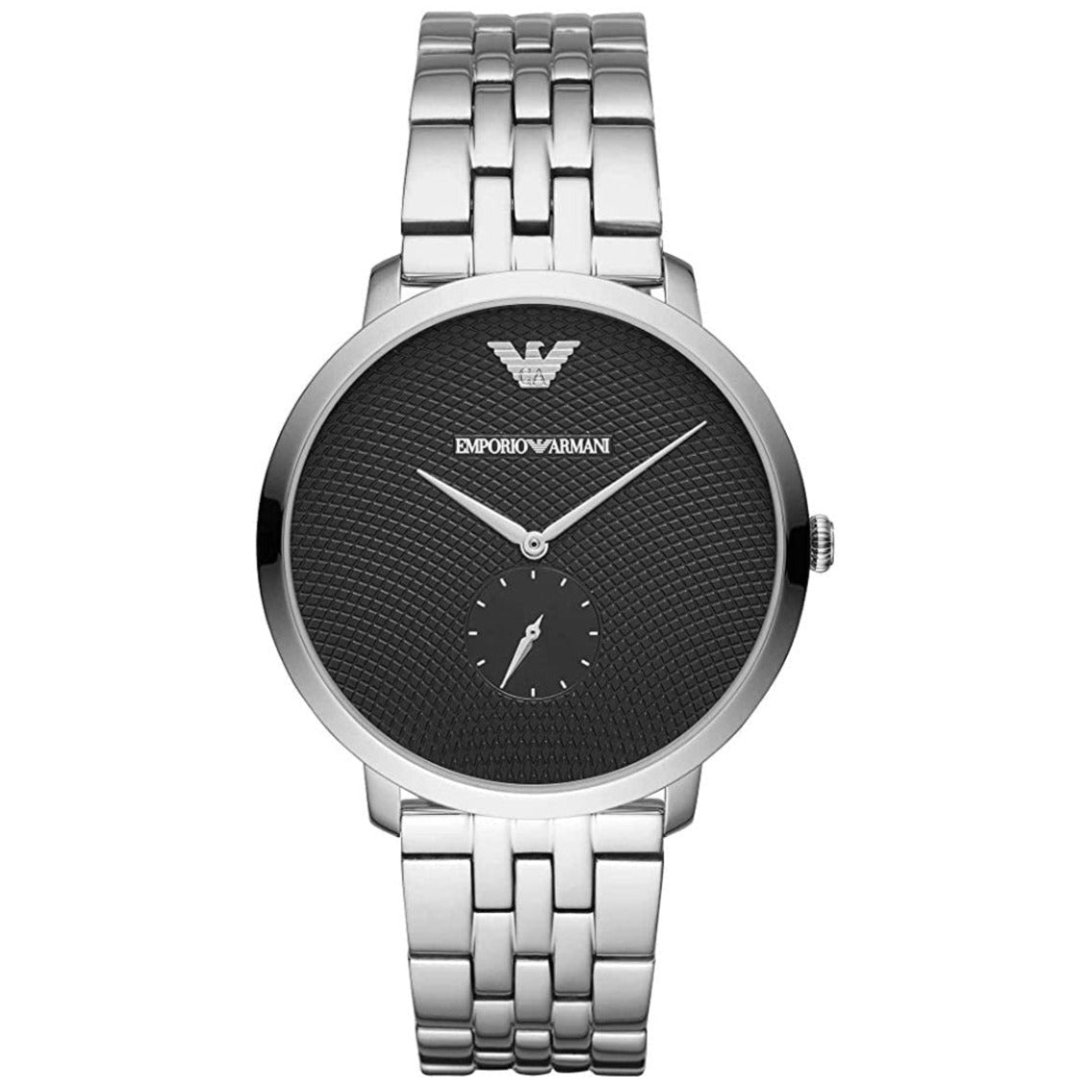 Emporio Armani AR11161 Men's Classic Blue Watch, 42mm Stainless Steel Quartz Bracelet