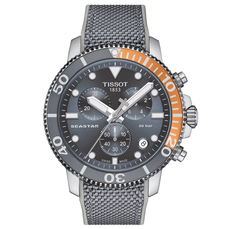 Tissot Seastar 1000 Chronograph Men's Black Dive Watch T120.417.17.081.01